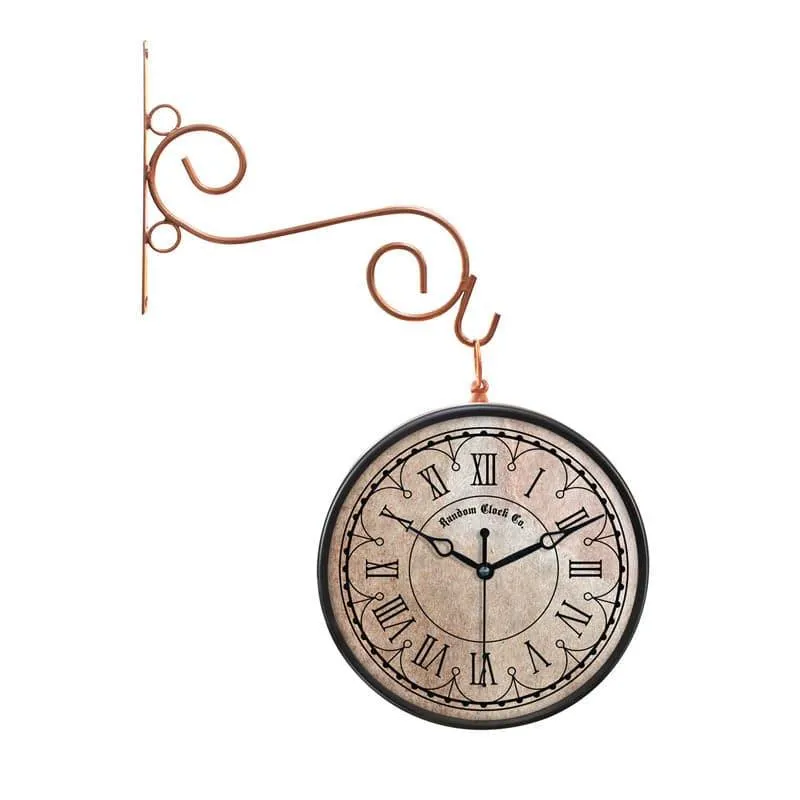 Benton Double Sided Vintage Station Clock media 4