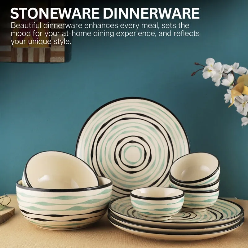 Sitara Stoneware Dinner Set - 10 Piece Set media 6