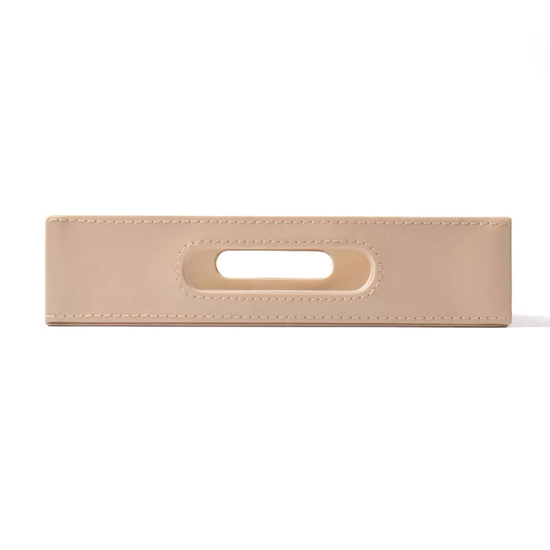 Veltrix Faux Leather Serving Tray (Beige) - Set of Two media 4