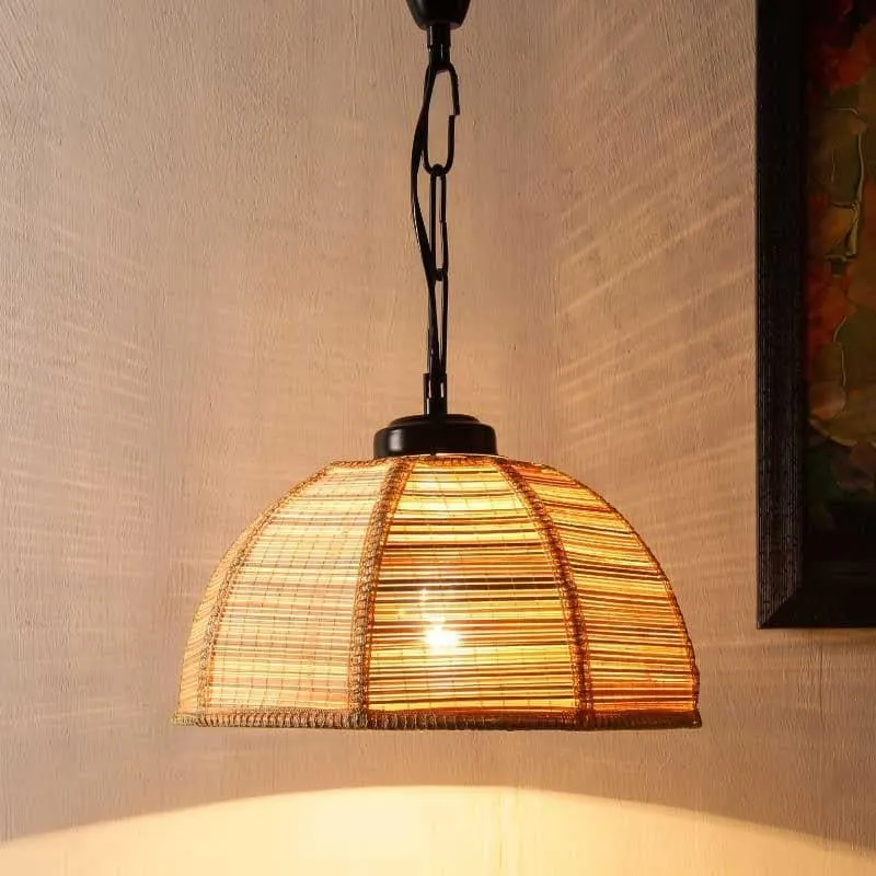 Linzo Circular Fabric Ceiling Lamp media 1
