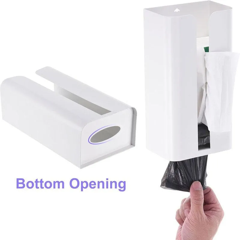 Firro Carbon Steel Wall-Mounted Tissue Box - White media 7