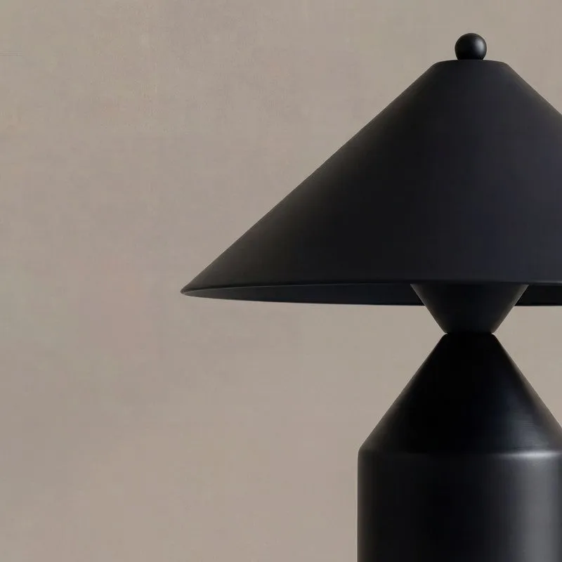 Fig Living Cone Casa Metal Table Lamp - Black media 5