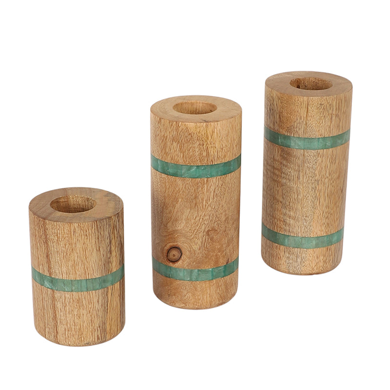 Barrella Mango Wood Candle - Set Of Three media 7