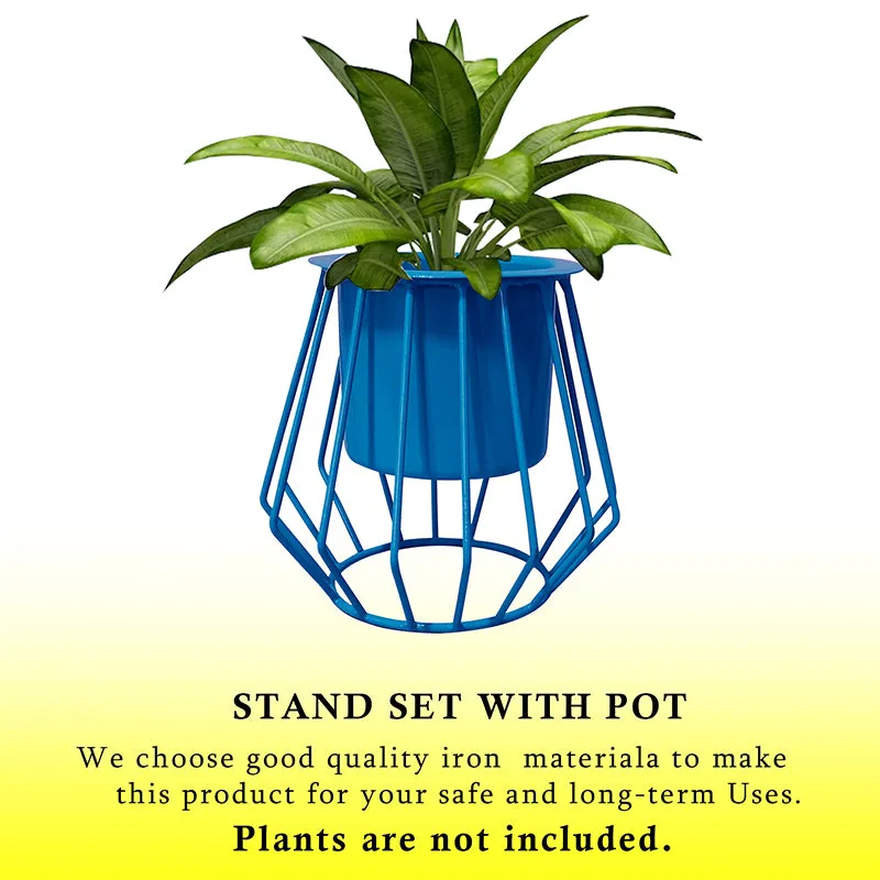 Steela Planter (Blue) - Set Of Two media 5