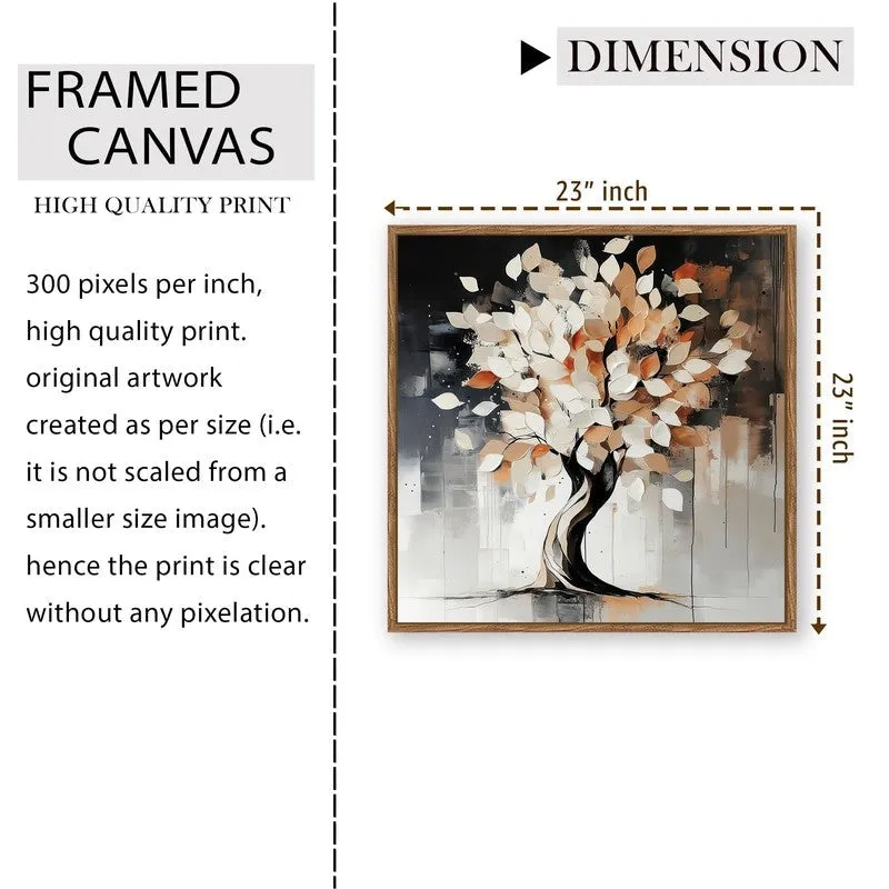 Tree Essence Canvas Wall Art With Frame media 9
