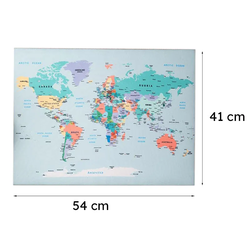 World Map Pinboard media 6