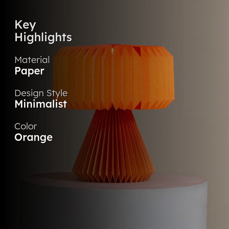 Fig Living Ori Tangerine Dusk Table Lamp - Orange media 2
