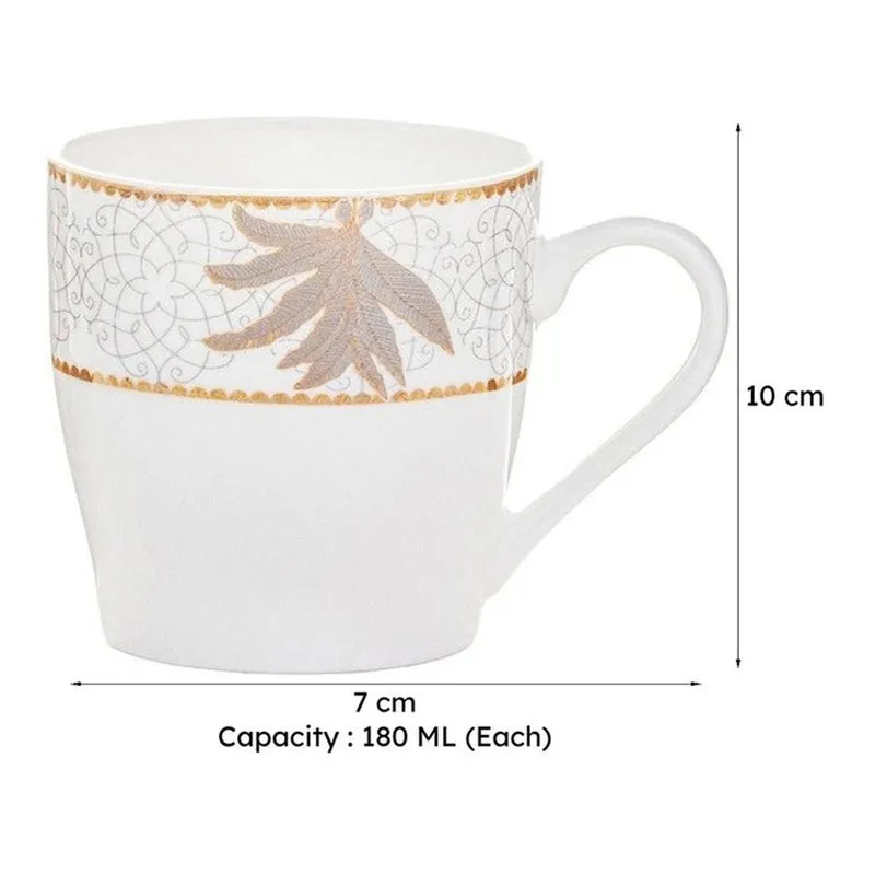 Serene Bone China Tea Cup (180 mL Each) - Set Of Six media 7