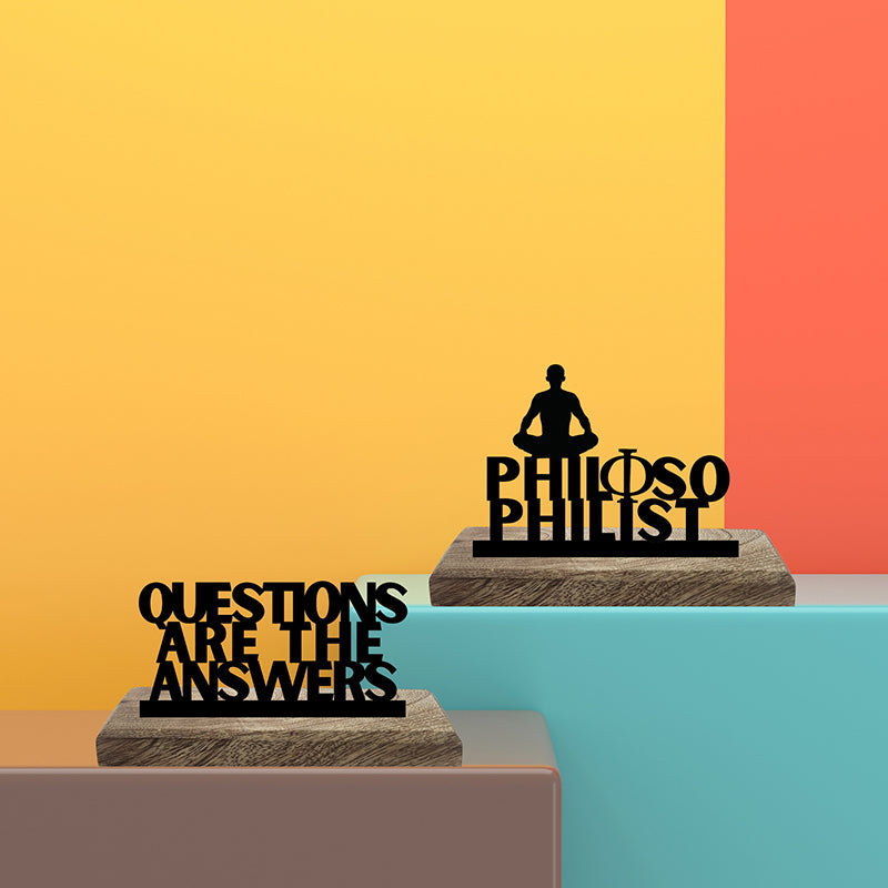 Philosophilist Showpiece - Set Of Two