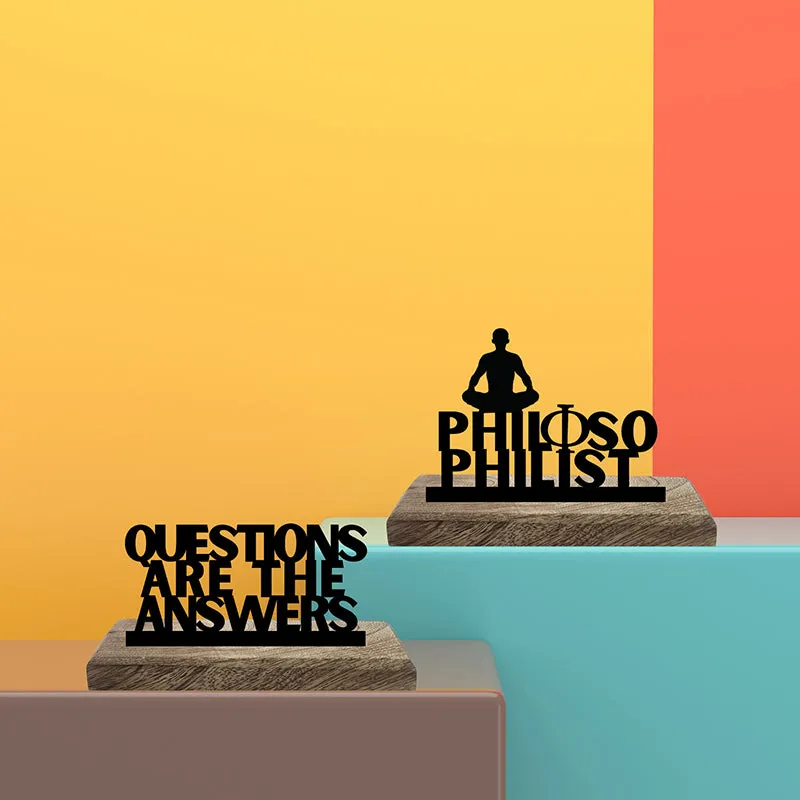 Philosophilist Showpiece - Set Of Two media 1