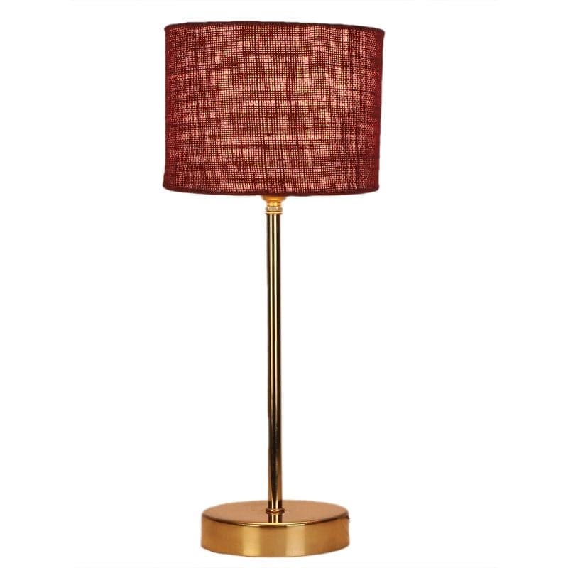 Red Wrap Fabric Table Lamp - Red,Gold media 4