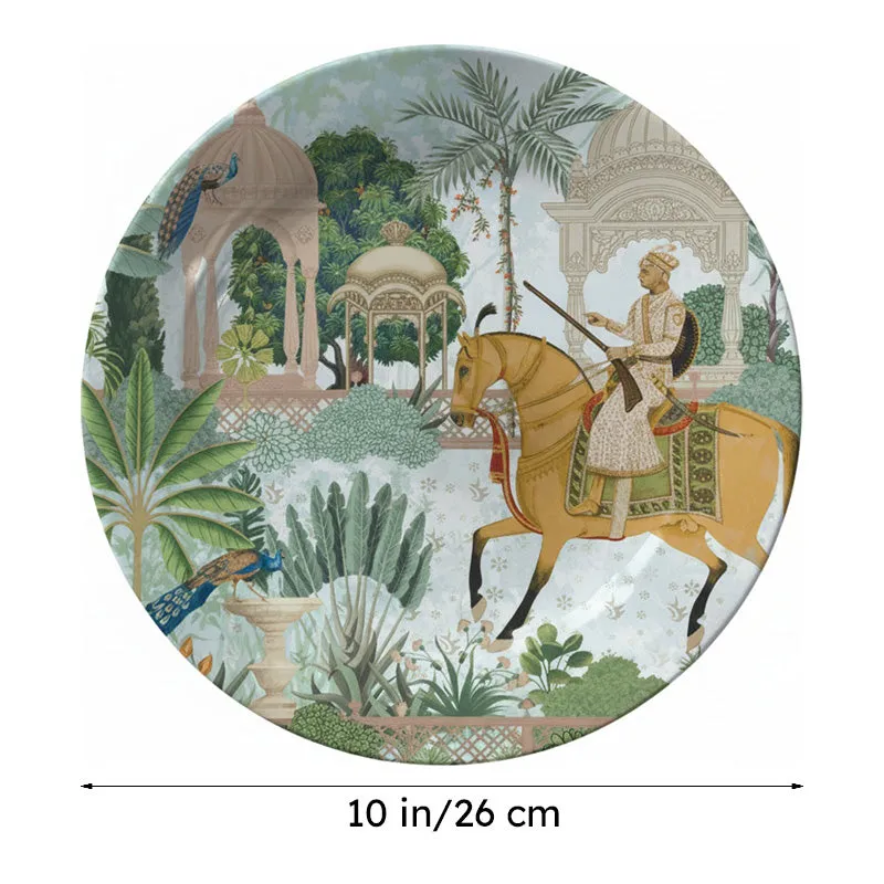 Emperor Akbar In Garden Wall Plate media 8