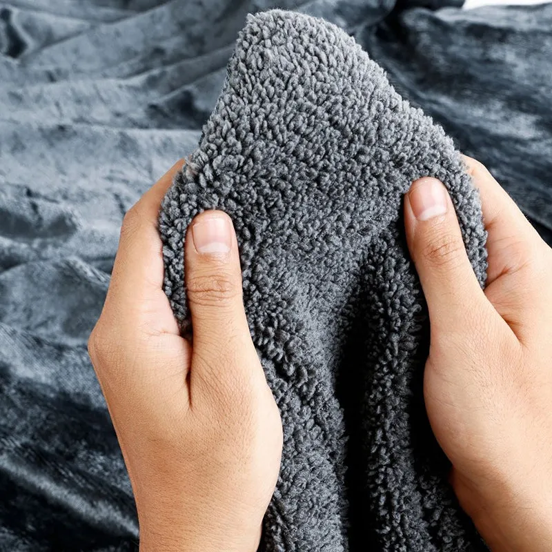 Casselle Reversible Blanket - Grey media 5