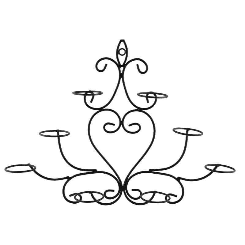 Floral Candle Holder - Blue media 3