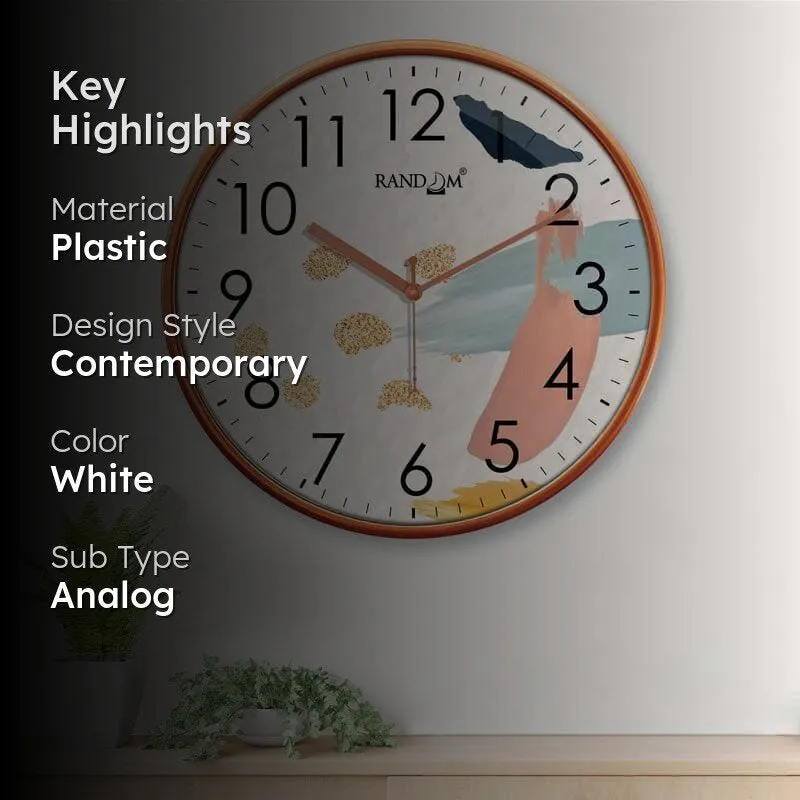 Abstract Art Wall Clock media 2