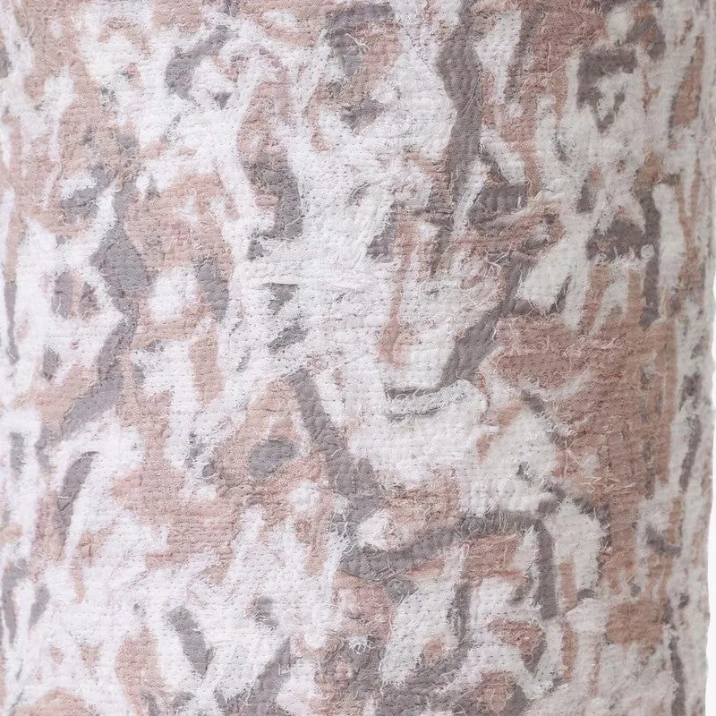 Orange Tree Flake Mango Wood Table Lamp Beige - Multicolor media 4