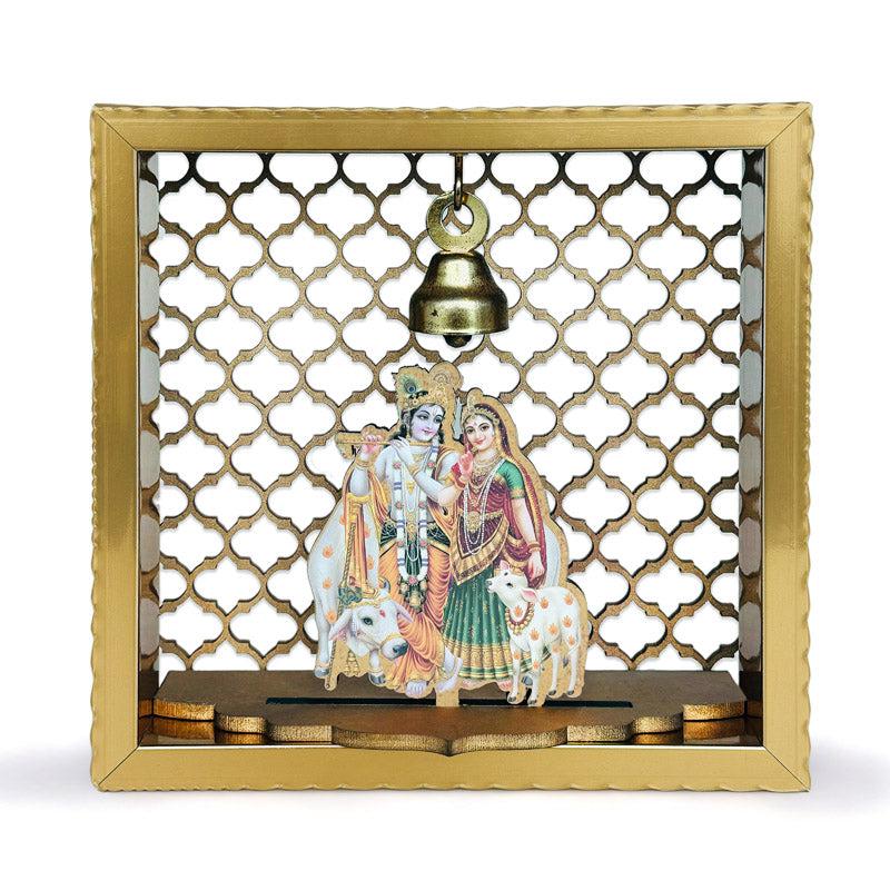 Radha Krishna Wall Mounted Mandir media 3