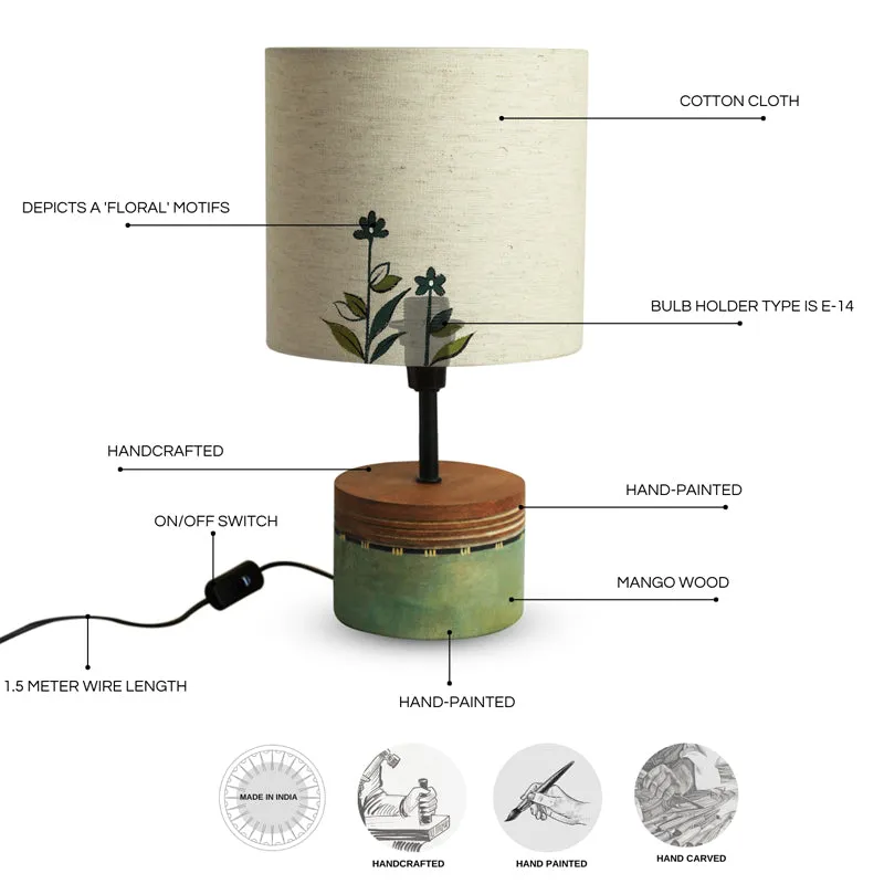 Ahura Handcrafted Mango Wood Table Lamp media 6