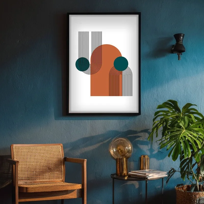 Zenith Canvas Wall Painting With Black Frame media 8