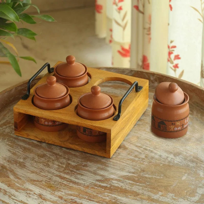 Terra Nest Ceramic Jar (250 mL) - Five Piece Set media 1