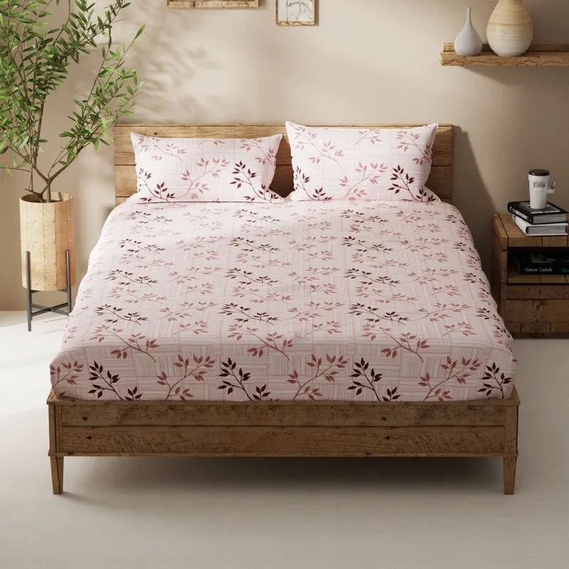Uvral Bedsheet (Mauve) - 115 GSM media 3