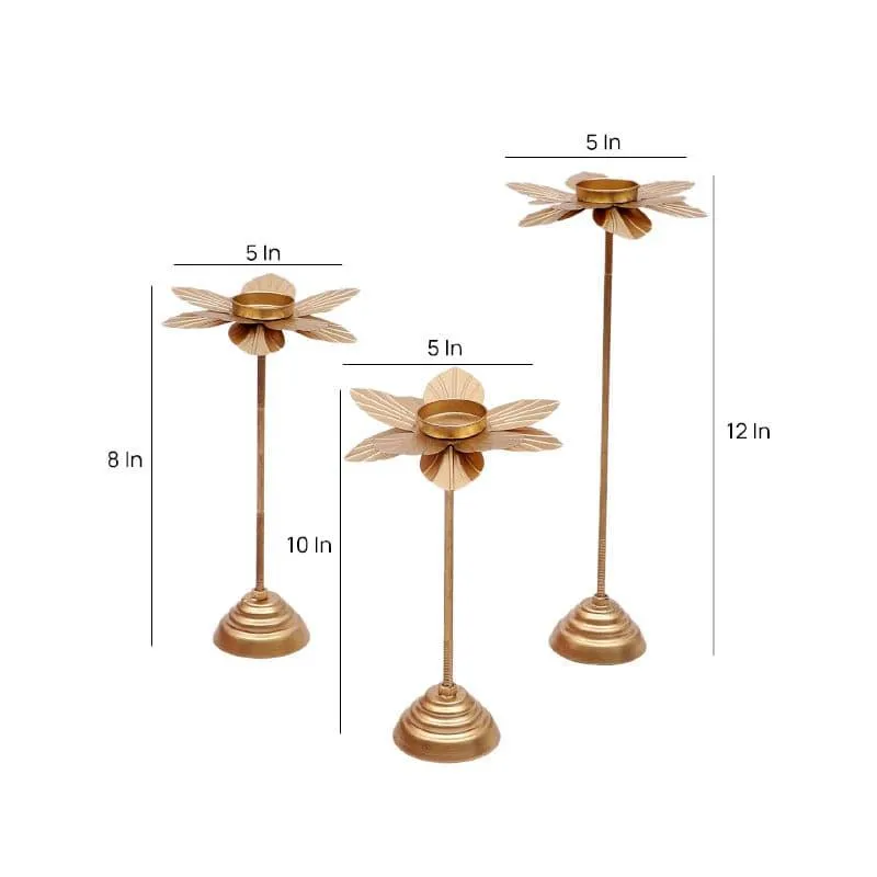 Florencia Tealight Candle Holder - Set Of Three media 6