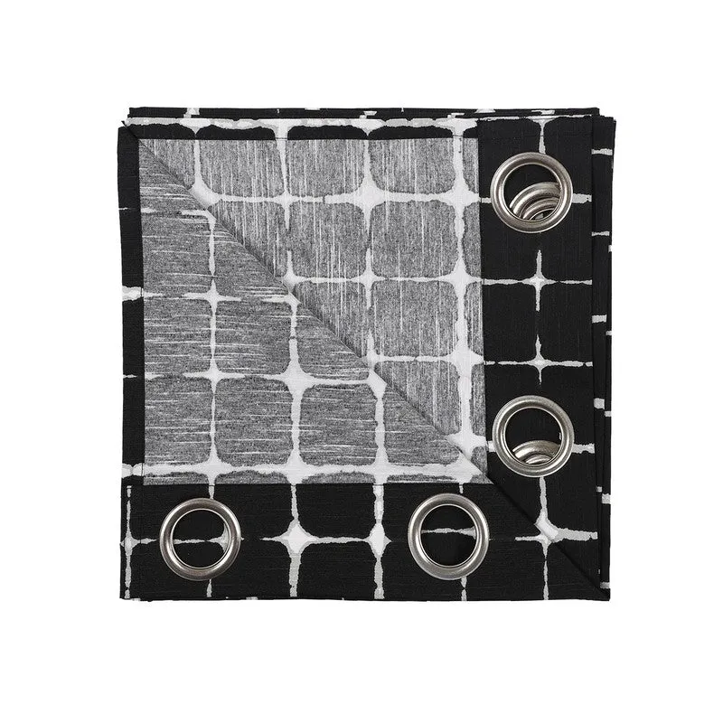 Timeless Plaid Curtain - Black media 8