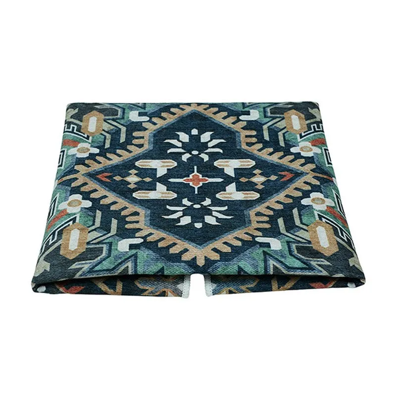 Iman Grace Prayer Mat (Blue,Brown) - 550 GSM media 8