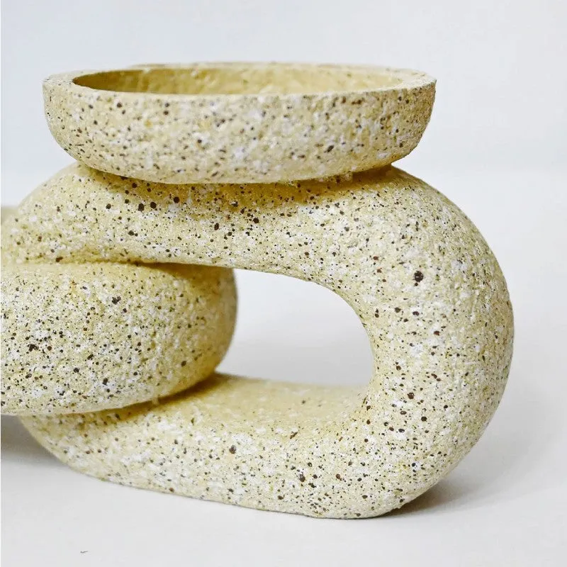 SculptForm Luxe Candle Holder - Beige media 7