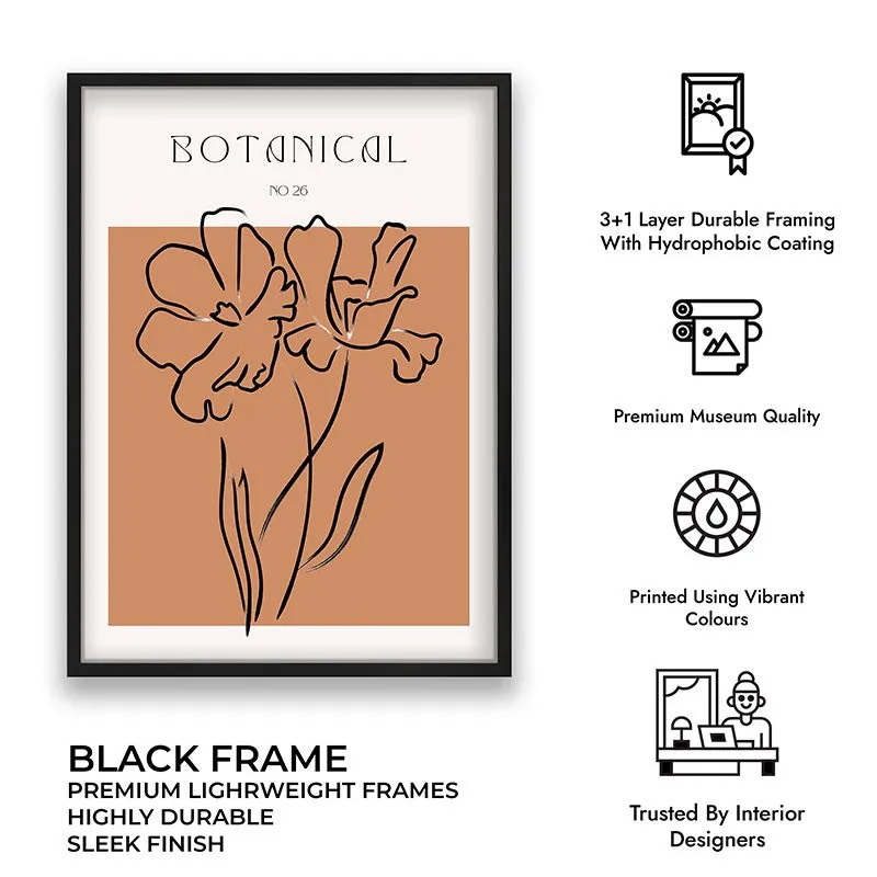 Fleuris Canvas Wall Painting With Black Frame media 8