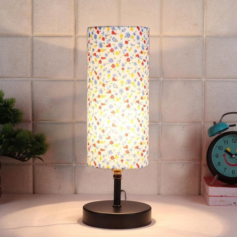 Color Maze Fabric Table Lamp - Multicolor