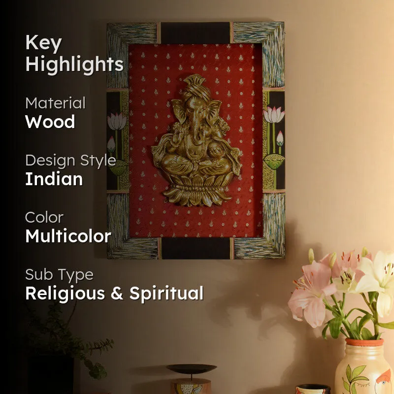 Ornate Ganesha Wall Art media 2