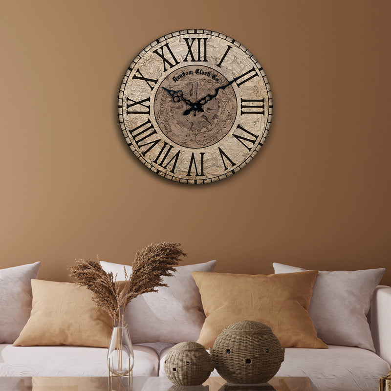 Forenza Wood Analog Wall Clock media 5