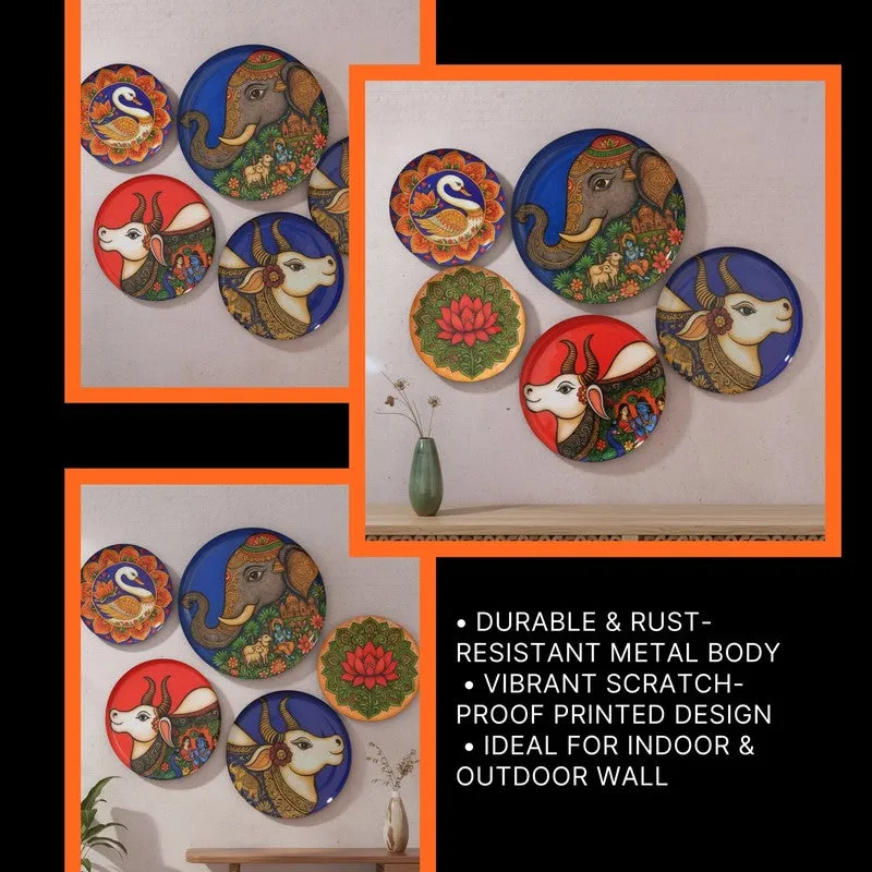 Lotus Serenity Wall Plates - Set of Five media 8