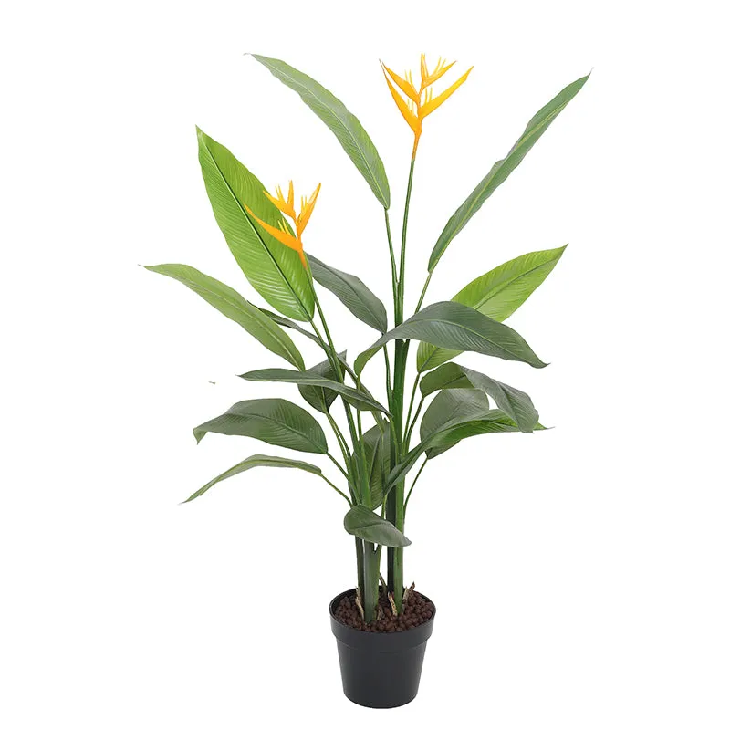 Stem-sational Artificial Plant With Black Plastic Pot - 4 Feet media 5