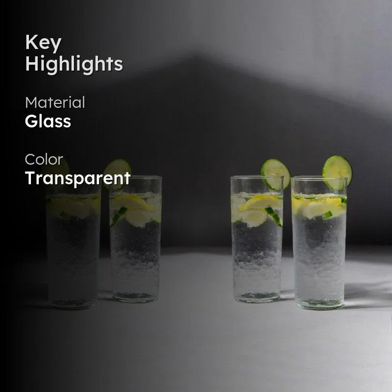 Glintastic Drinking Drinking Glass (350 mL) - Set Of Four media 2