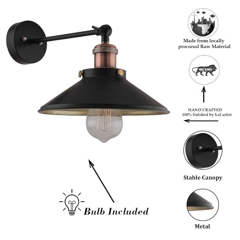 Avena Cone Metal Wall Lamp - Copper media 6