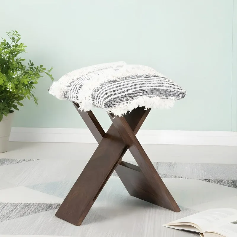 Gavro Sheesham Wooden Bench - Grey media 1