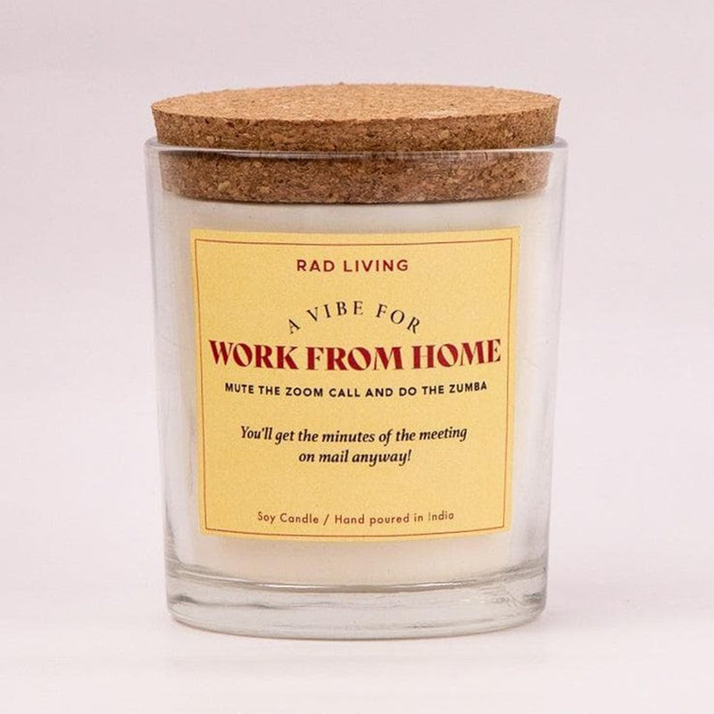 Work From Home - Cappuccino Scented Candle media 5