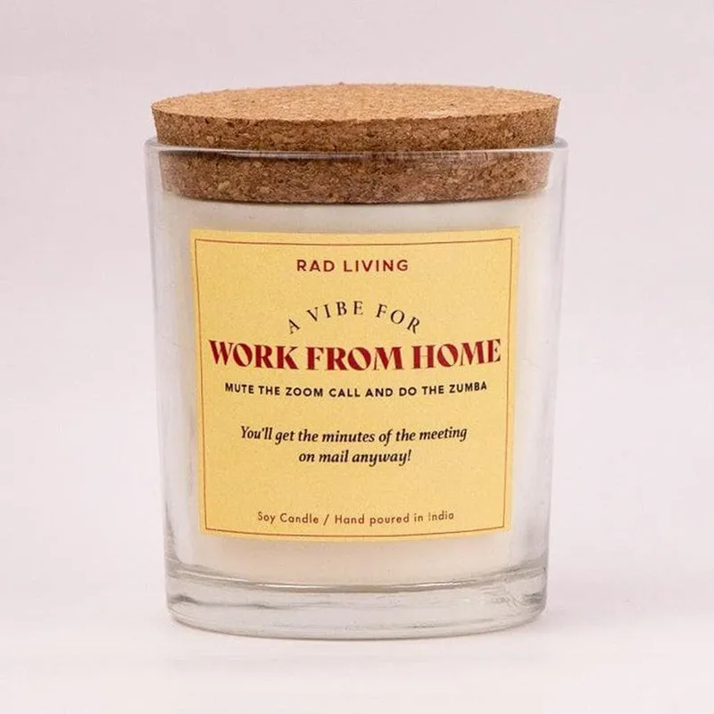 Work From Home - Cappuccino Scented Candle media 5