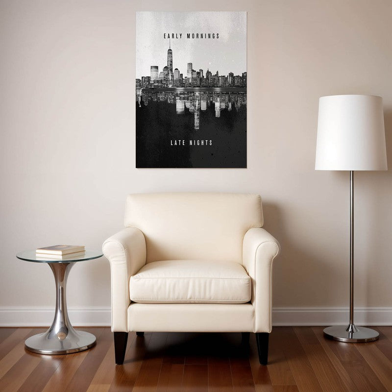 Urban Duality Wall Poster