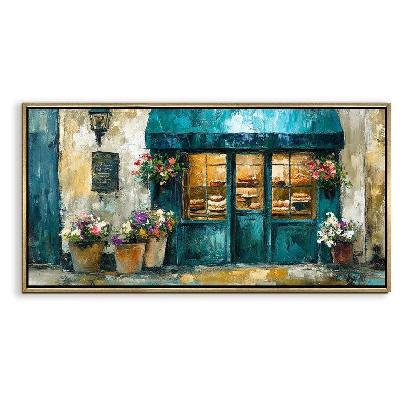 Bloomshop Canvas Wall Painting With Frame media 3