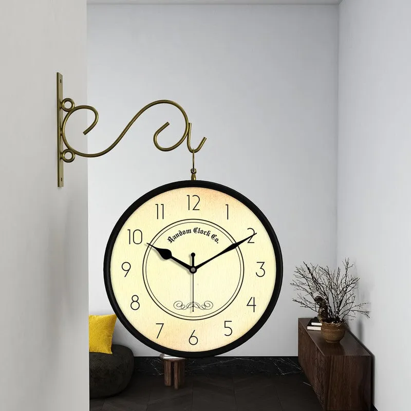 Pennwick Double Sided Wall Clock media 1