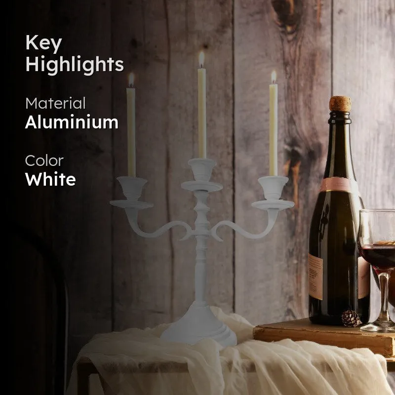 Emisa Candle Holder - White media 2