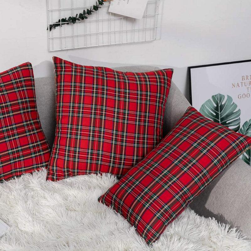 Beu Checkered Woven Cushion Cover media 4
