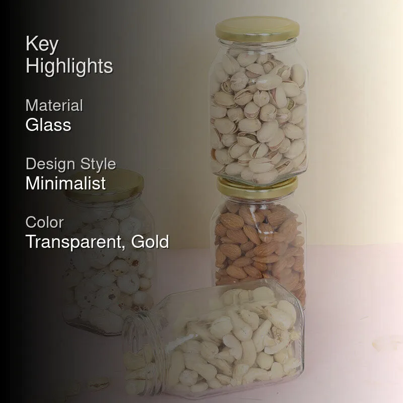 Ariadne Airtight Storage Jar (400 mL Each) - Set Of Four media 2
