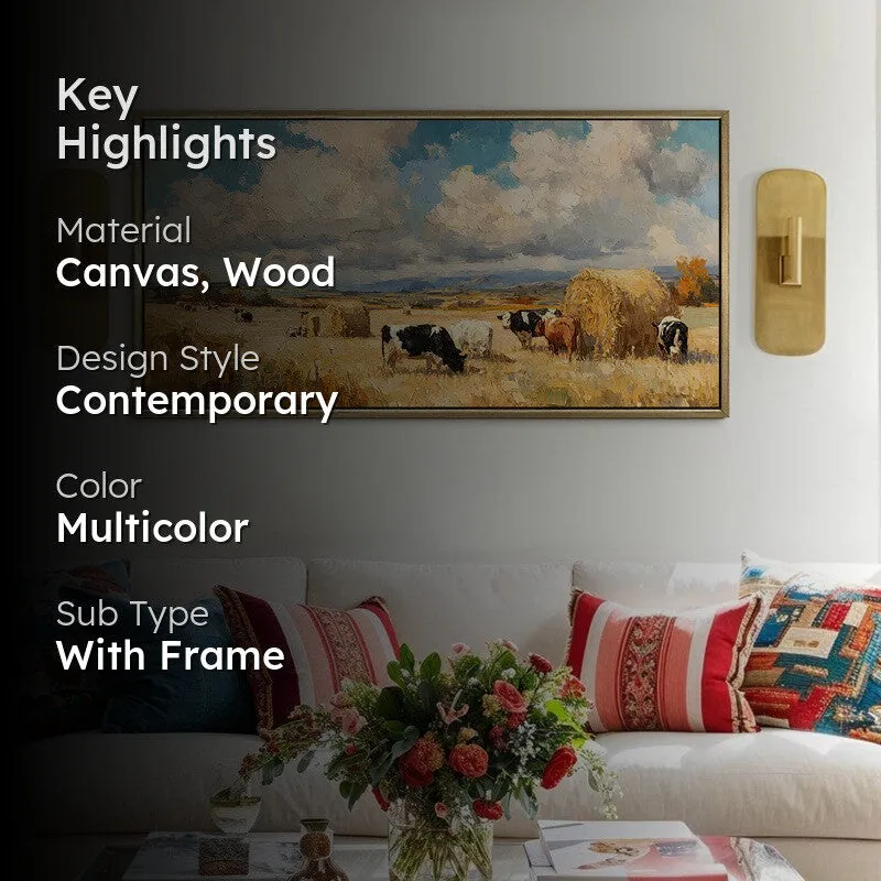 Harveston Canvas Wall Painting With Frame media 2