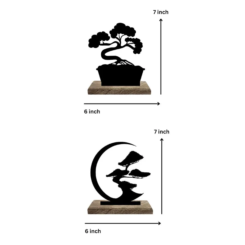 Zen Garden Showpiece - Set Of Two media 7