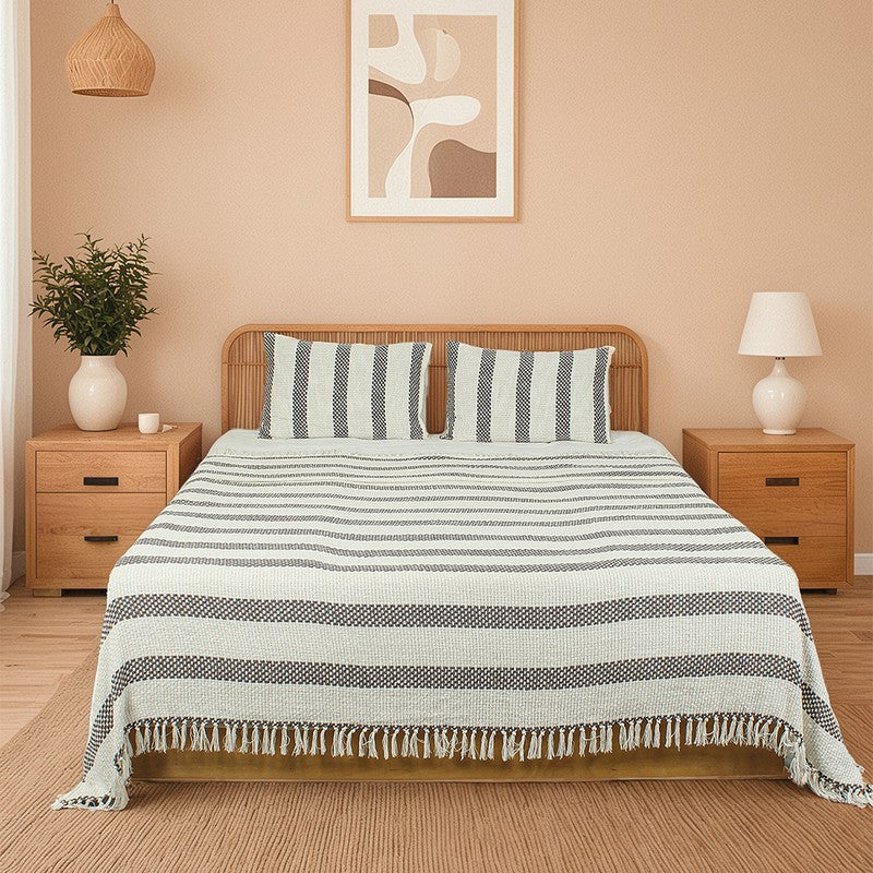 Zeyna Ease Cotton Bedcovers - Grey media 3