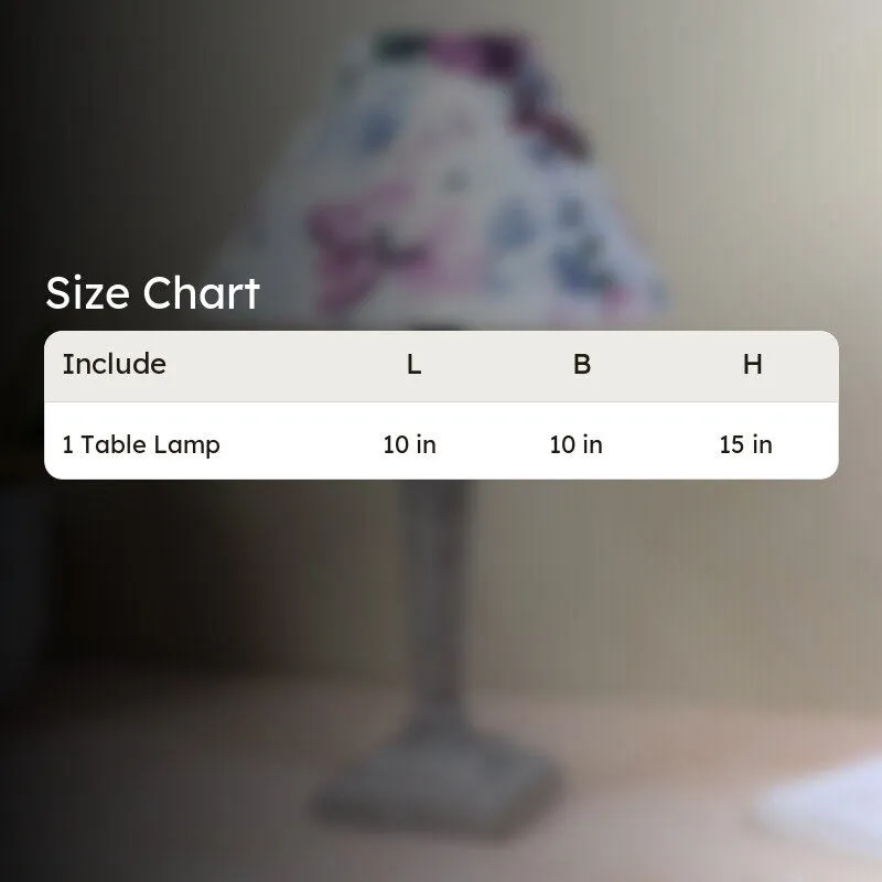 Lumikko Vale Printed Mango Wood Table Lamp - Multicolor media 5